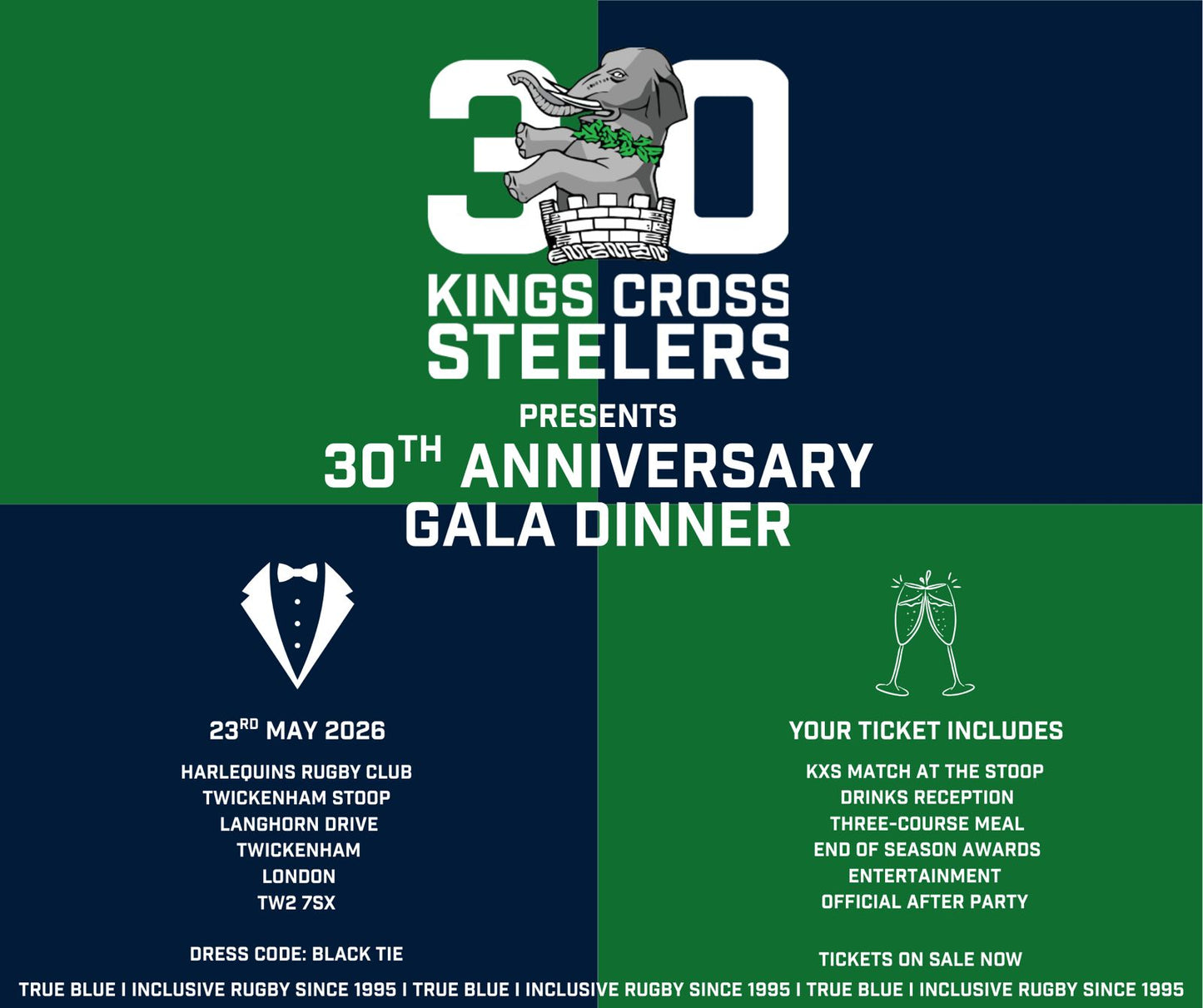 Gala Dinner Table Of 10